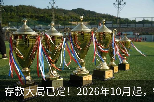 存款大局已定！2026年10月起，银行存款市场或将迎来5大变化！